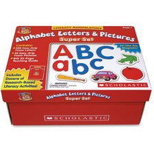 Scholastic Res. Pre K-1 Letters/Pictures Super Set