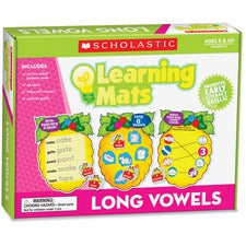 Scholastic Res. Grade K-2 Long Vowels Learning Mats