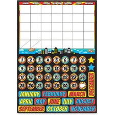 Ashley Superhero Magnetic Calendar Set