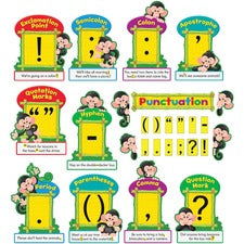 Trend Monkey Collection Punctuation Bulletin Board Set