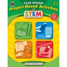 Teacher Created Resources Year Round Grades 3-4 Stem Project-Based Activities Book Printed Book