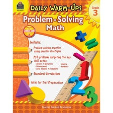 Teacher Created Resources Gr 3 Daily Math Problems Book Printed Book