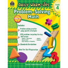 Teacher Created Resources Gr 4 Daily Math Problems Book Printed Book