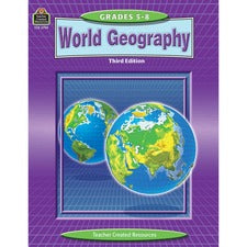 Teacher Created Resources Grade 5-8 World GeoGradeaphy WorkBook Printed Book