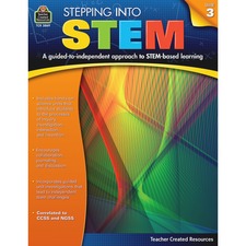 Teacher Created Resources Gr 3 Step Into STEM Workbook Printed Book