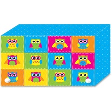 Ashley Colorful Owls Index Card Holder