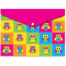 Ashley Owls Design Snap Poly Folders