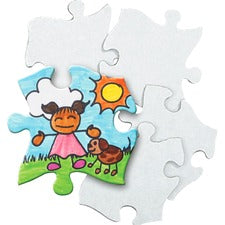 Roylco Blank Cardboard Puzzle Pieces