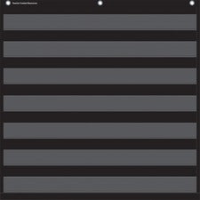 Teacher Created Resources Black 7 Pocket Chart