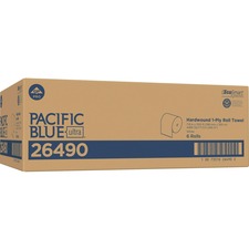 Pacific Blue Ultra 8” High-Capacity Recycled Paper Towel Roll by GP PRO