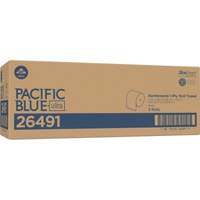 Pacific Blue Ultra 8” High-Capacity Recycled Paper Towel Roll by GP PRO