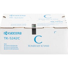 Kyocera TK-5242C Toner Cartridge - Cyan