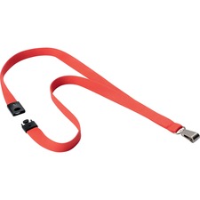 DURABLE&reg; Premium Textile Lanyard with Safety Release