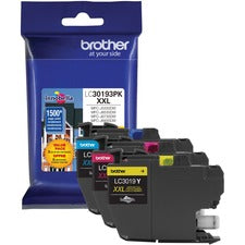 Brother LC30193PK Ink Cartridge - Cyan, Magenta, Yellow