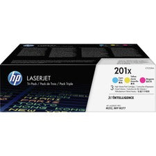 HP 201X (CF253XM) Toner Cartridge - Cyan, Magenta, Yellow