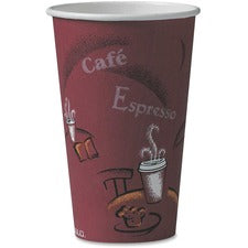 Solo Bistro Design Disposable Paper Cups