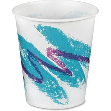 Solo Jazz Design Waxed Paper Cold Cups