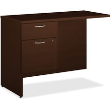 HON 101 Left Return, Mocha - 2-Drawer