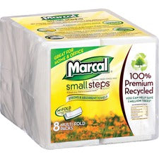 Marcal 100% Recycled, Multi-Fold Paper Towel