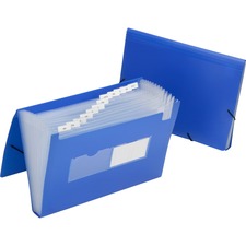 SKILCRAFT 12-tab Poly Expanding File Folder