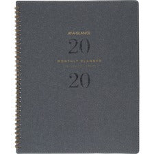 At-A-Glance Signature Collection Monthly Planner, Gray