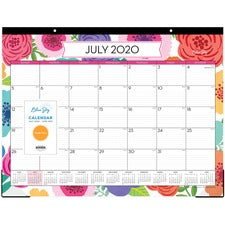 Blue Sky Mahalo Monthly Desk Pad