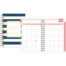 Blue Sky Day Designer Navy Strip Weekly/Monthly Planner