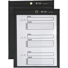 Business Source Black Backing Shop Ticket Holder