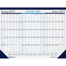 House of Doolittle 3-month View Monthly Desk Pad Calendar