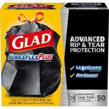 Glad ForceFlexPlus Large Trash Drawstring Bags