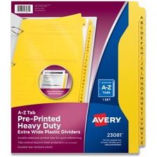 Avery® Heavy-duty Industrial Divider