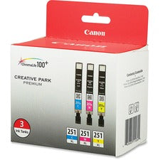 Canon CLI-251XL Ink Cartridge - Cyan, Magenta, Yellow