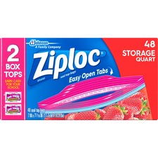 Ziploc® Double Zipper Quart Storage Bags