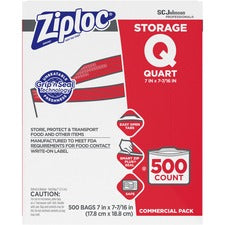 Ziploc&reg; Seal Top Quart Storage Bags