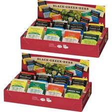 Bigelow® 8-Flavor Tea Assortment Tea Tray Pack