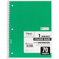 Mead One-subject Spiral Notebook