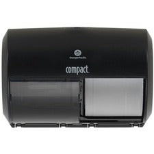 Compact 2-Roll Side-by-Side Coreless High-Capacity Toilet Paper Dispenser