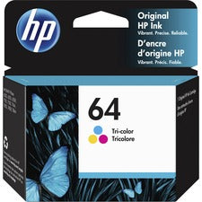 HP 64 (N9J89AN) Ink Cartridge - Tri-color