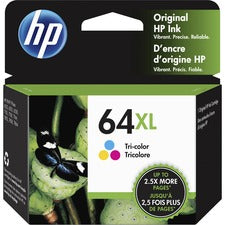 HP 64XL (N9J91AN) Ink Cartridge - Tri-color