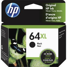HP 64XL (N9J92AN) Ink Cartridge - Black