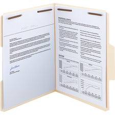 Smead SuperTab Fastener Heavyweight File Folders