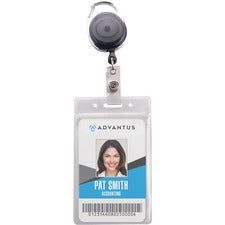 Advantus Badge Reel Holder Combo Pack