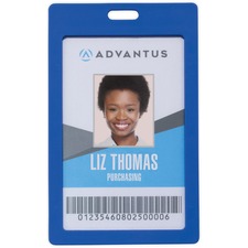 Advantus Vertical Rigid ID Badge Holder