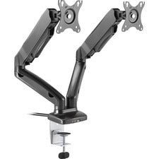 Lorell Active Office Mounting Arm for Monitor - Black