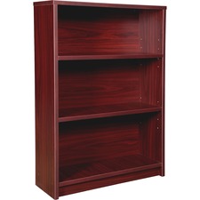Lorell Prominence Mahogany Laminate Bookcase