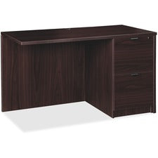 Lorell Prominence 2.0 Espresso Laminate Right Return - 2-Drawer