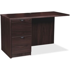 Lorell Prominence 2.0 Espresso Laminate Left Return - 2-Drawer