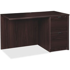 Lorell Prominence 2.0 Espresso Laminate Right Return - 2-Drawer