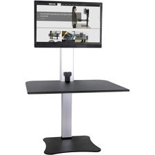 Victor High Rise Electric Single Monitor Standing Desk Workstation