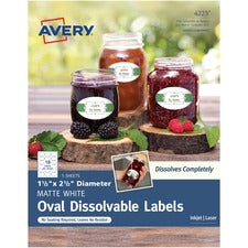 Avery® Dissolvable Labels - Print to the Edge